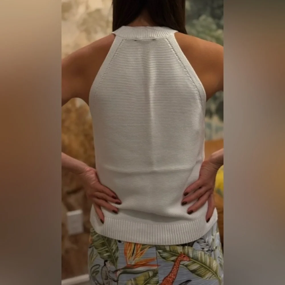 Banana Republic White Halter Top - Picture 4 of 6